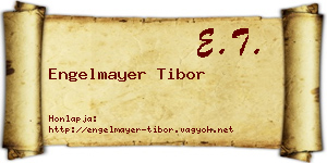 Engelmayer Tibor névjegykártya